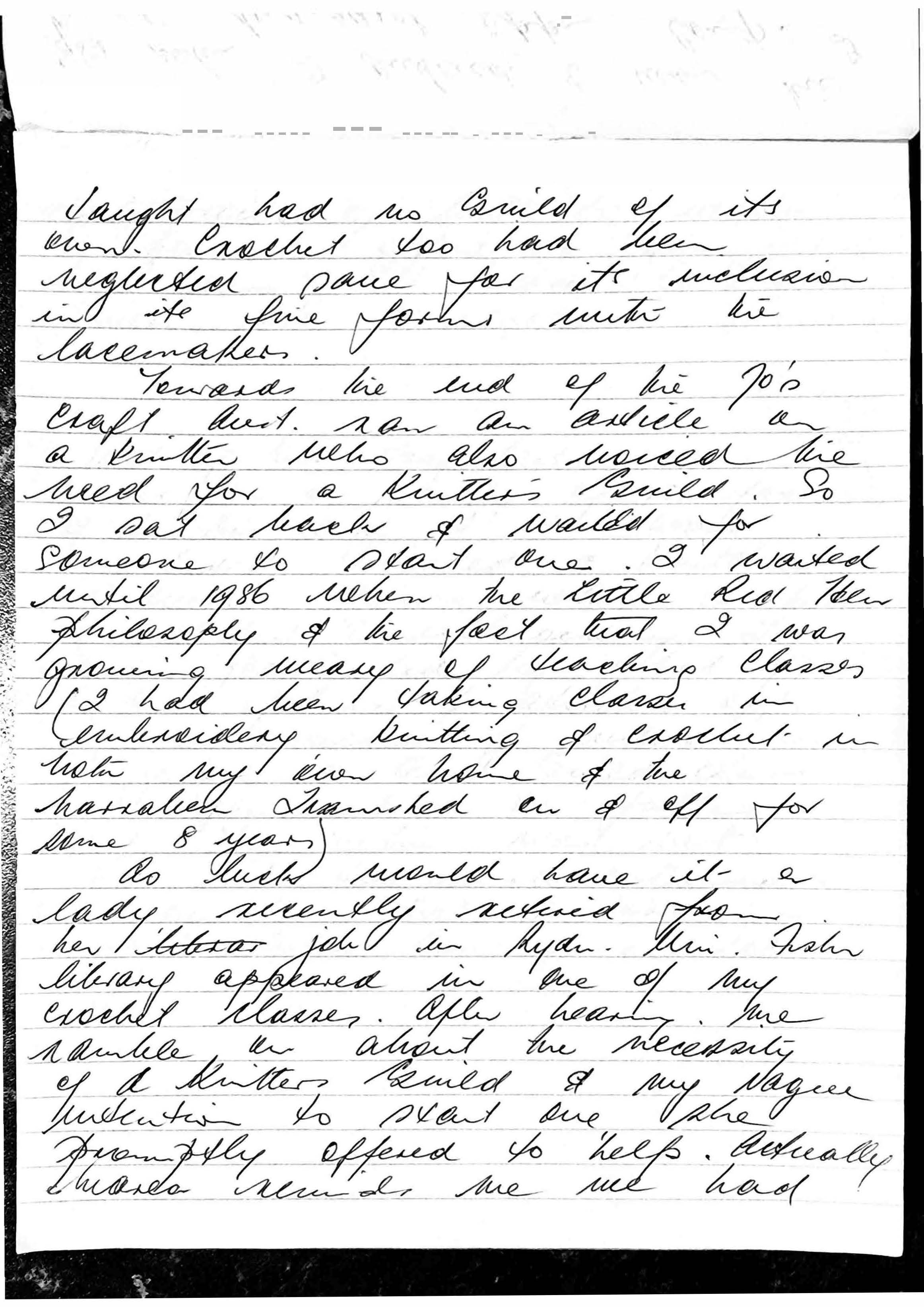 MChickAutobiographyHANDWRITTENcirca1991 Page 6